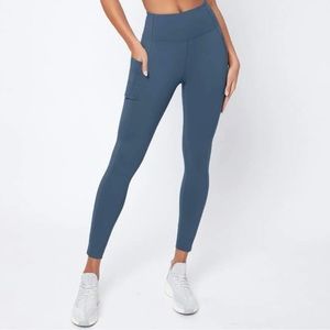 High Waisted Dusty Blue SHEIN Leggings
